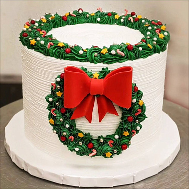 «Рождественский венок» купить - северск.сладкоежкин.рф