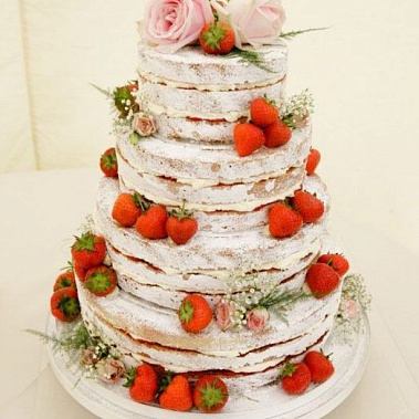 Торт клубничные розы купить - северск.сладкоежкин.рф