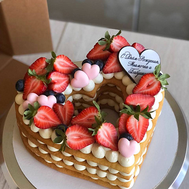 Торт «Сердце» купить - северск.сладкоежкин.рф