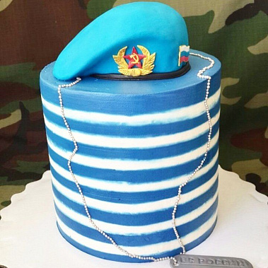 Торт "ВДВ Тельняшка" купить - северск.сладкоежкин.рф