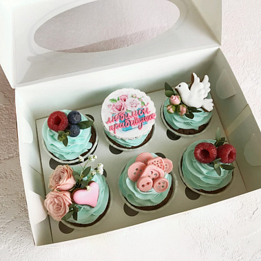 Капкейки "Любимой прабабушке" купить - северск.сладкоежкин.рф