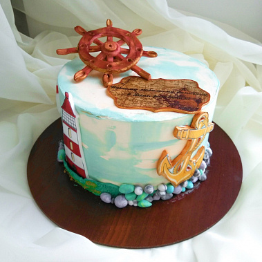 Торт "Нашему капитану" купить - северск.сладкоежкин.рф