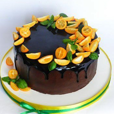 Торт глазурь с дольками купить - северск.сладкоежкин.рф