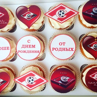 Капкейки "Спартак" купить - северск.сладкоежкин.рф